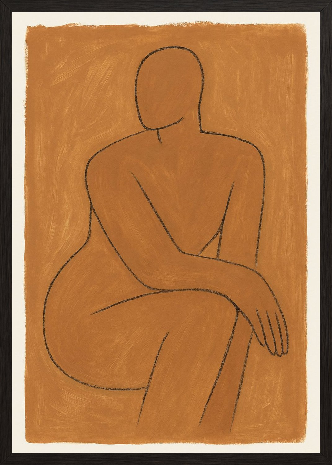 Poster in black frame