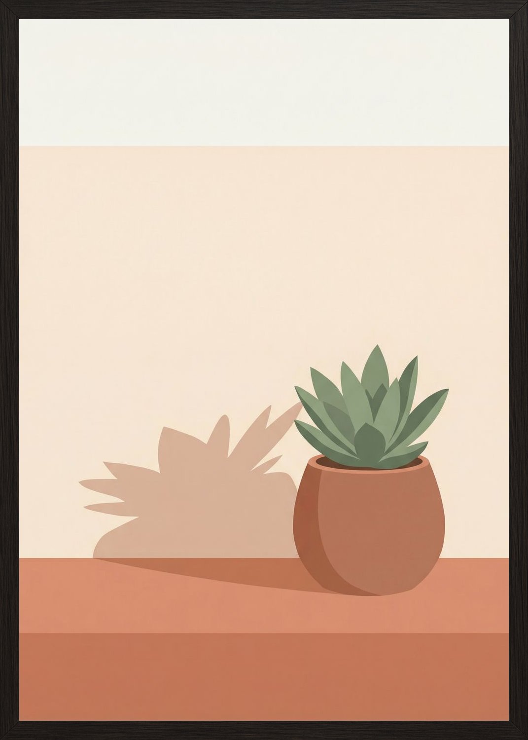 Poster in oak frame