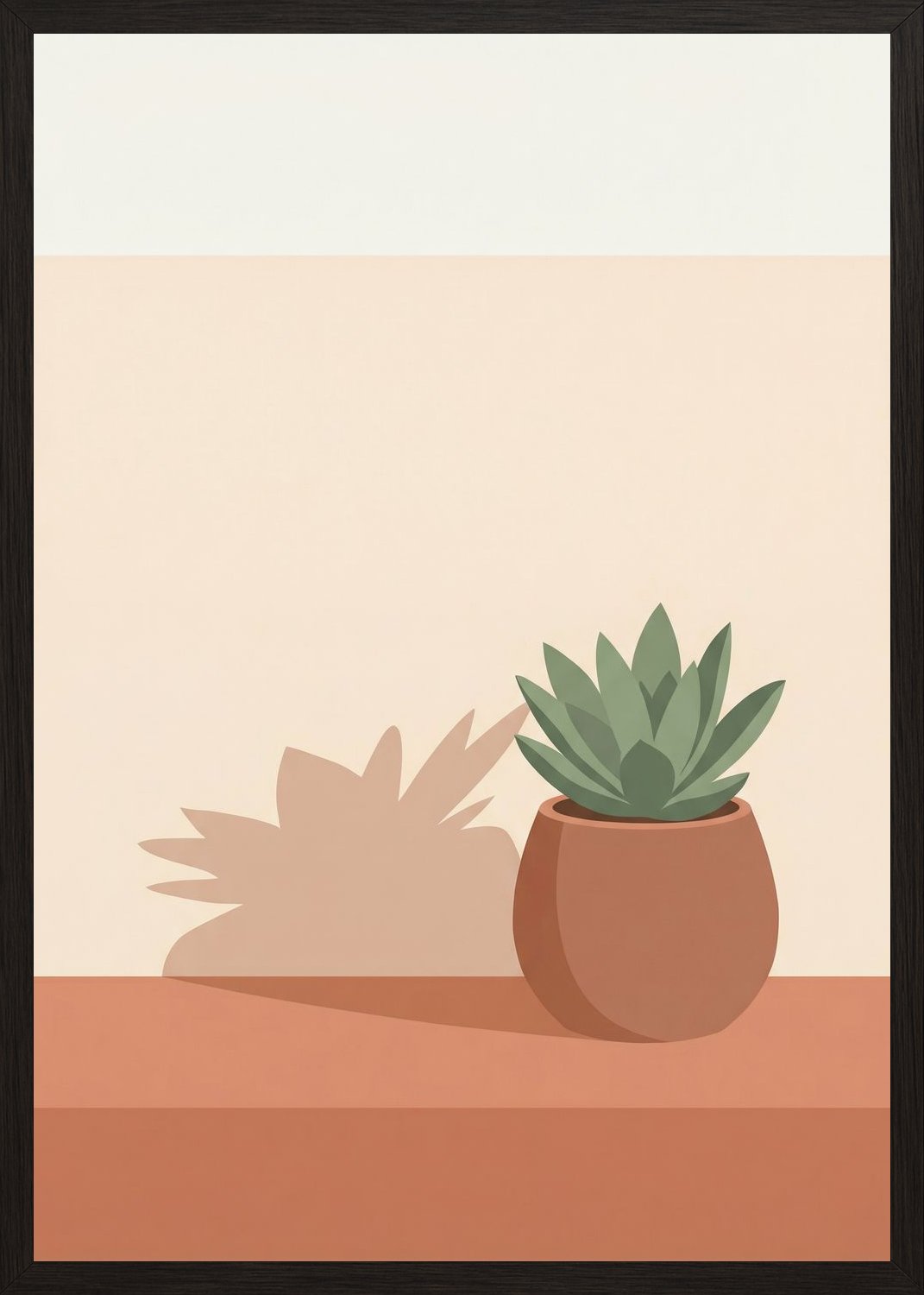 Poster in black frame