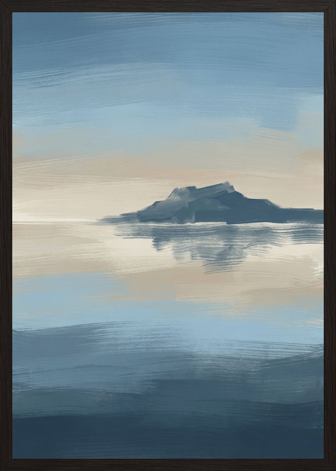 Poster in black frame