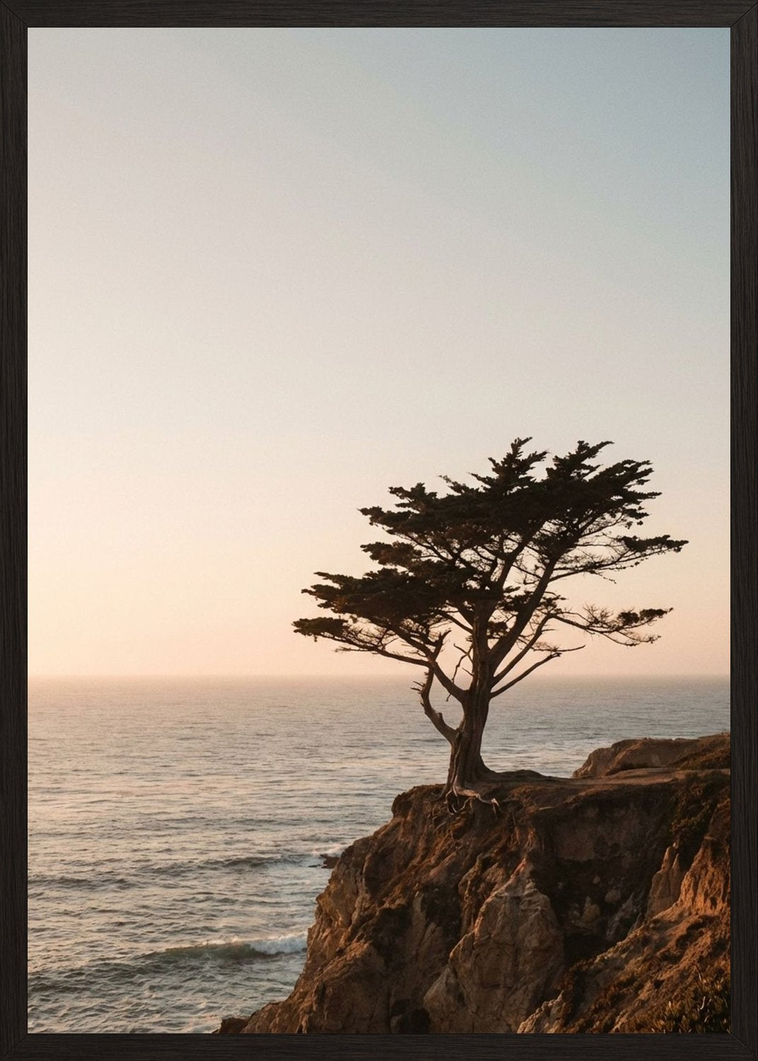 Poster in black frame