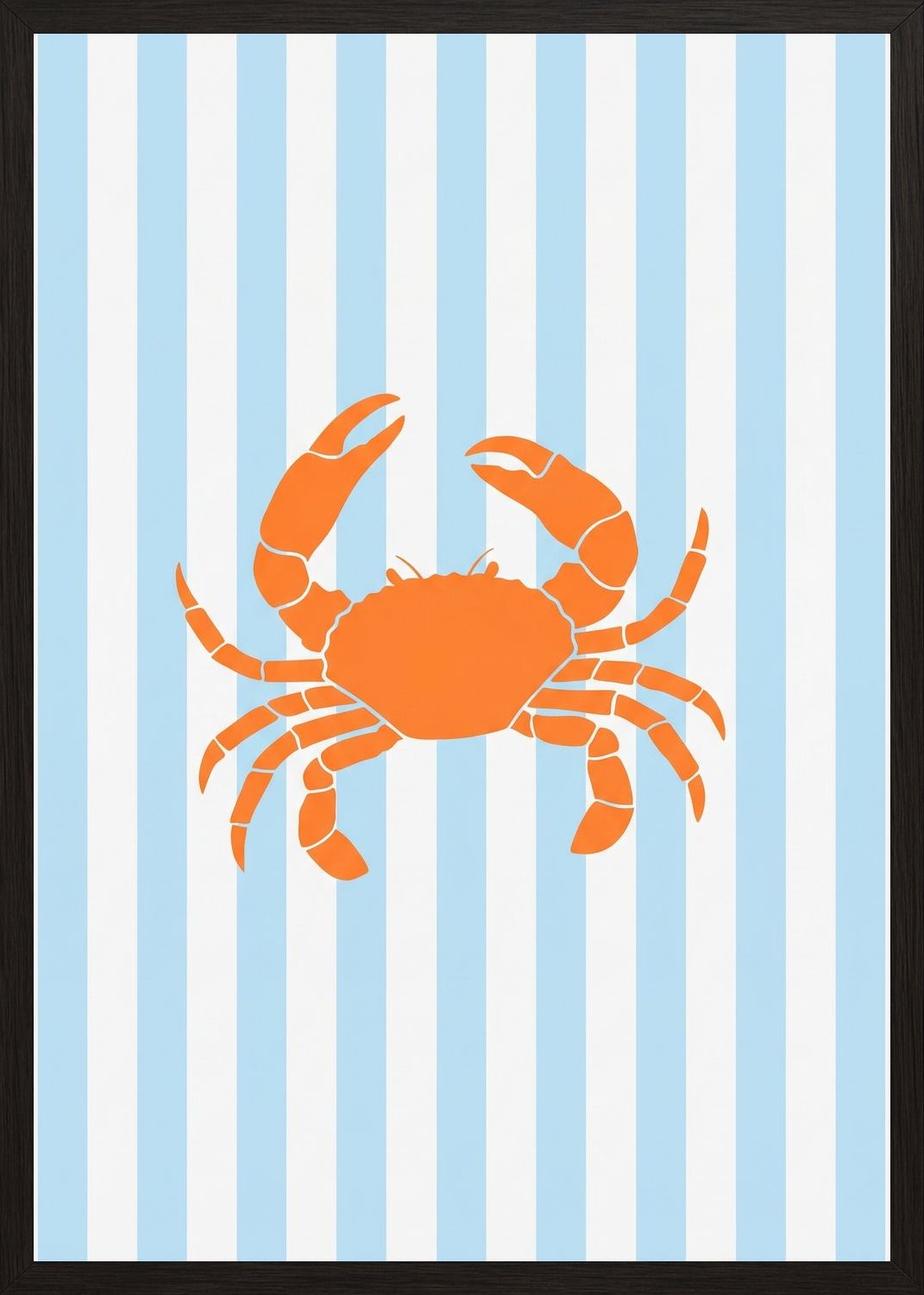 Poster in black frame