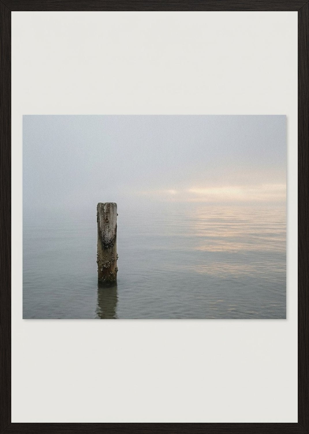 Poster in black frame