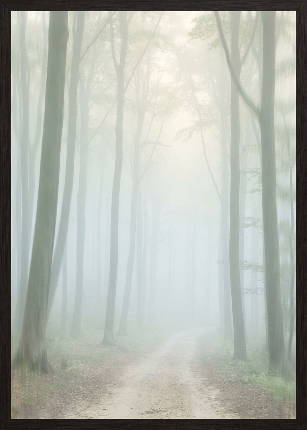 Poster in black frame