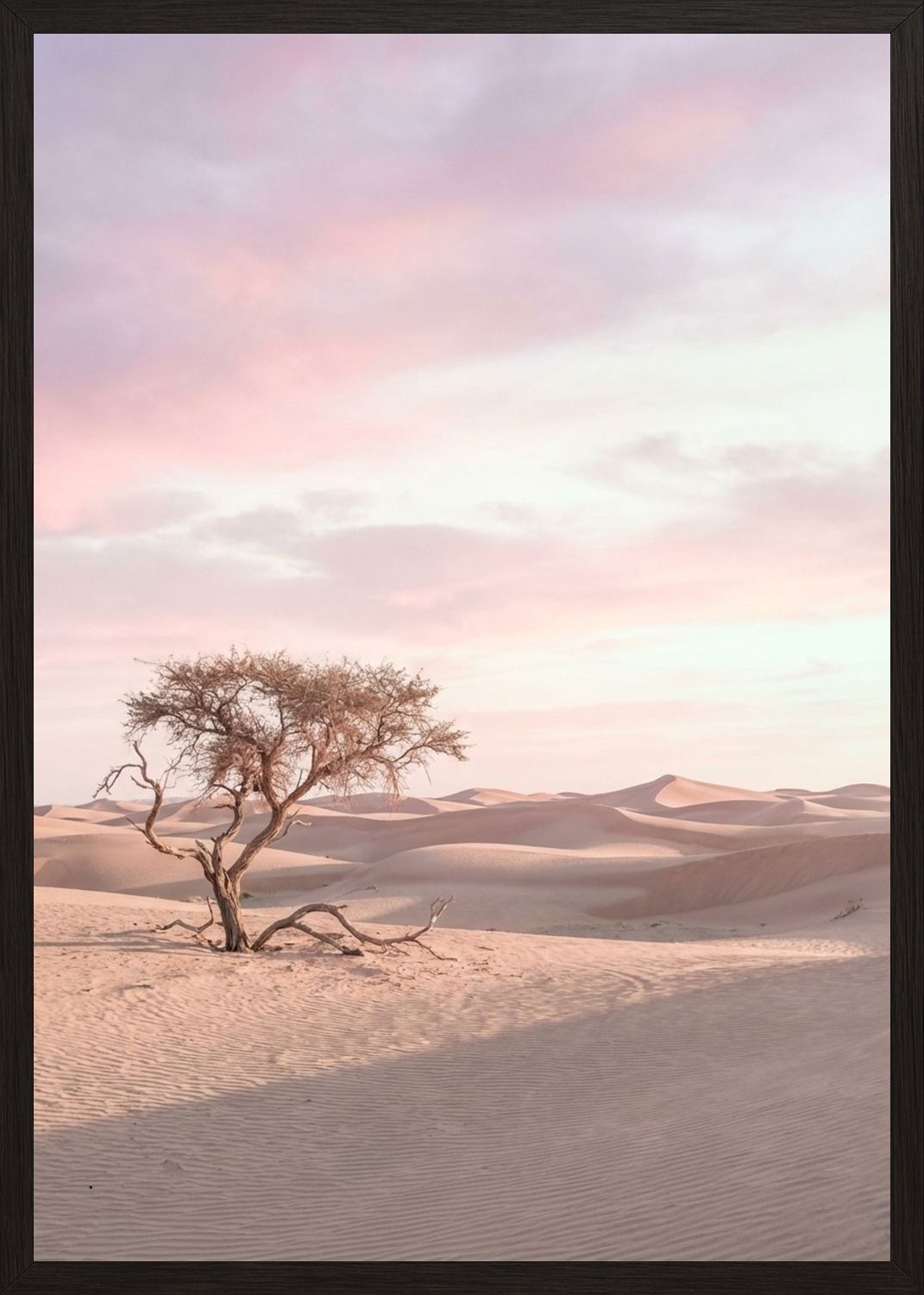 Poster in black frame