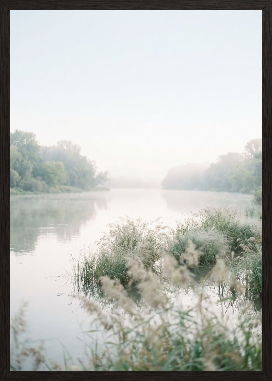 Poster in black frame