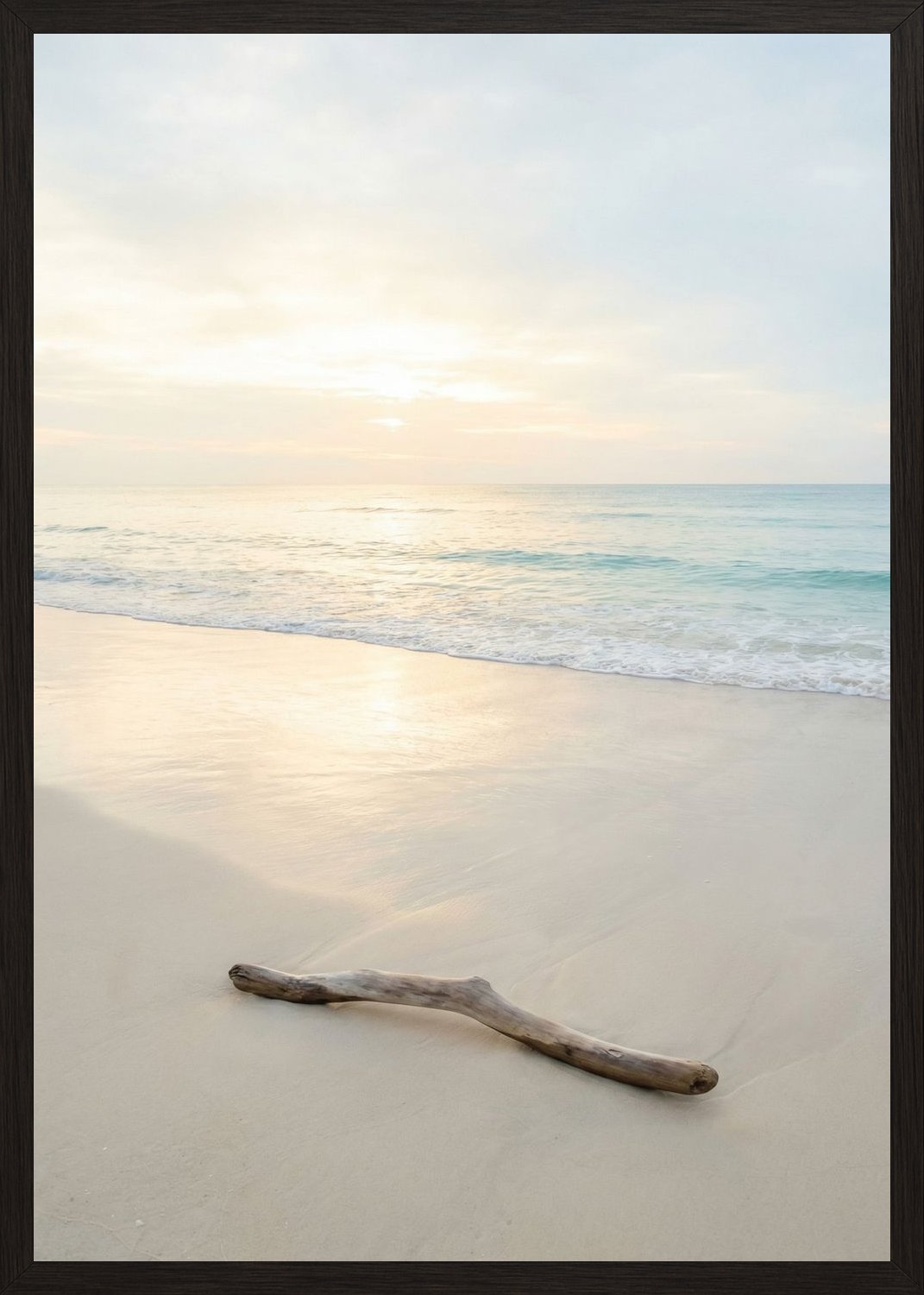 Poster in black frame