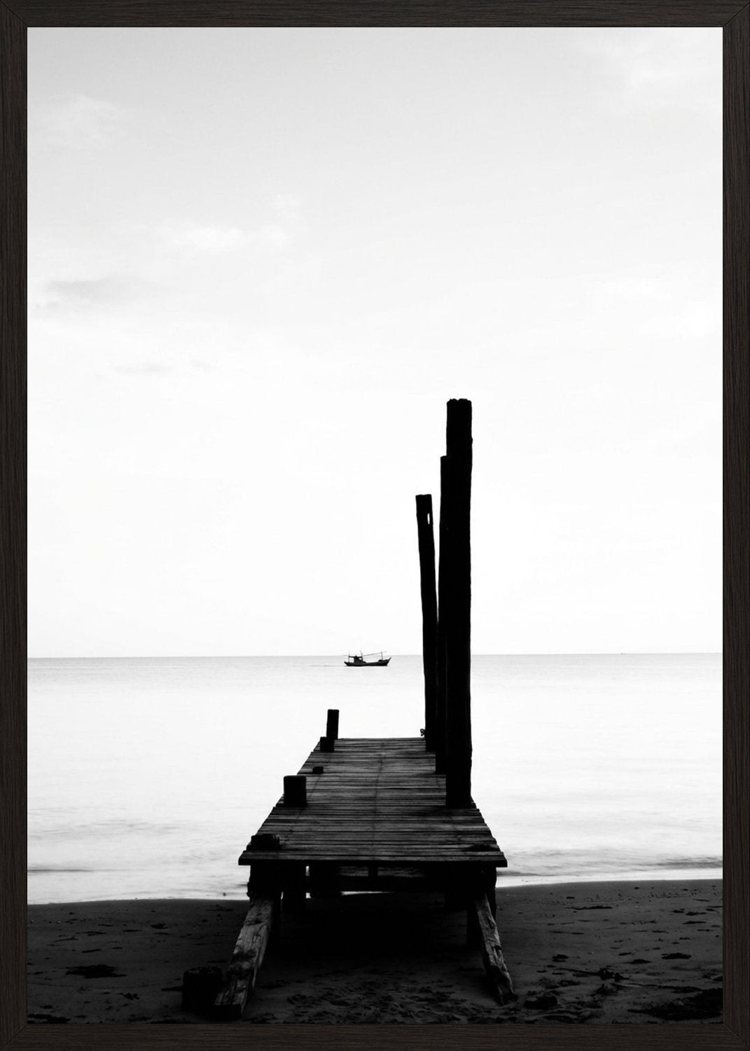Poster in black frame