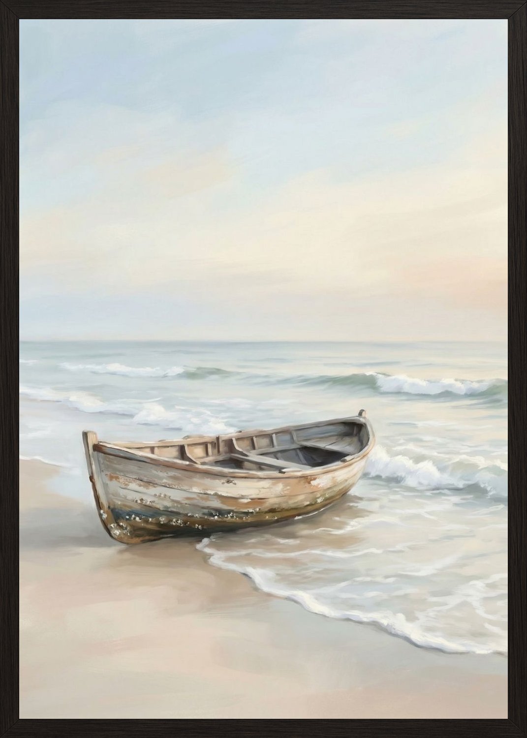 Poster in oak frame