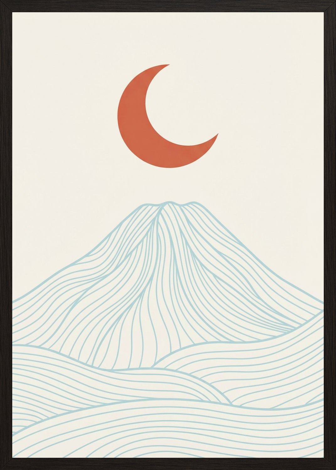 Poster in oak frame