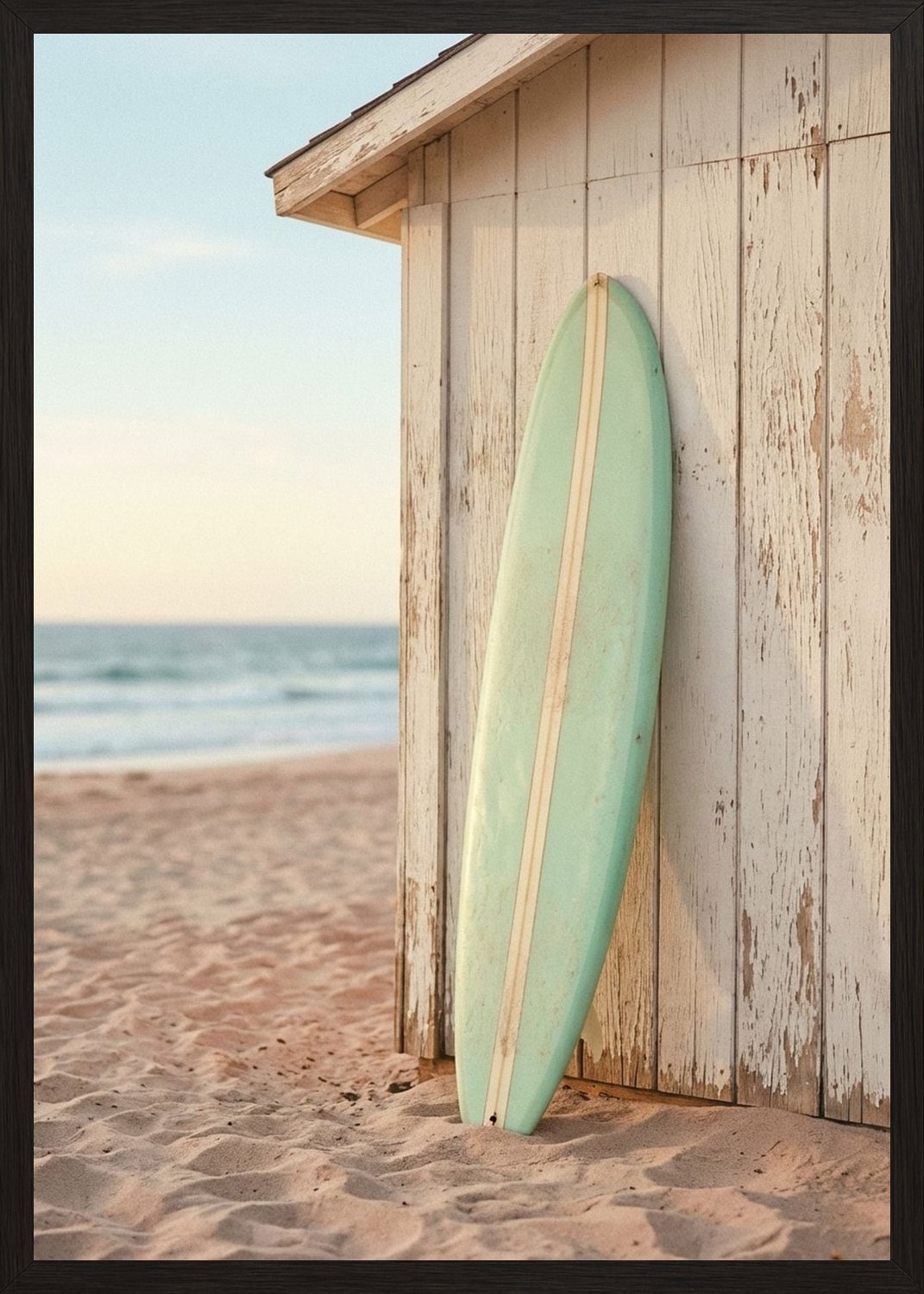 Poster in black frame