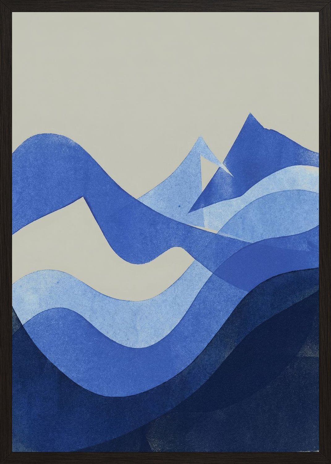 Poster in oak frame