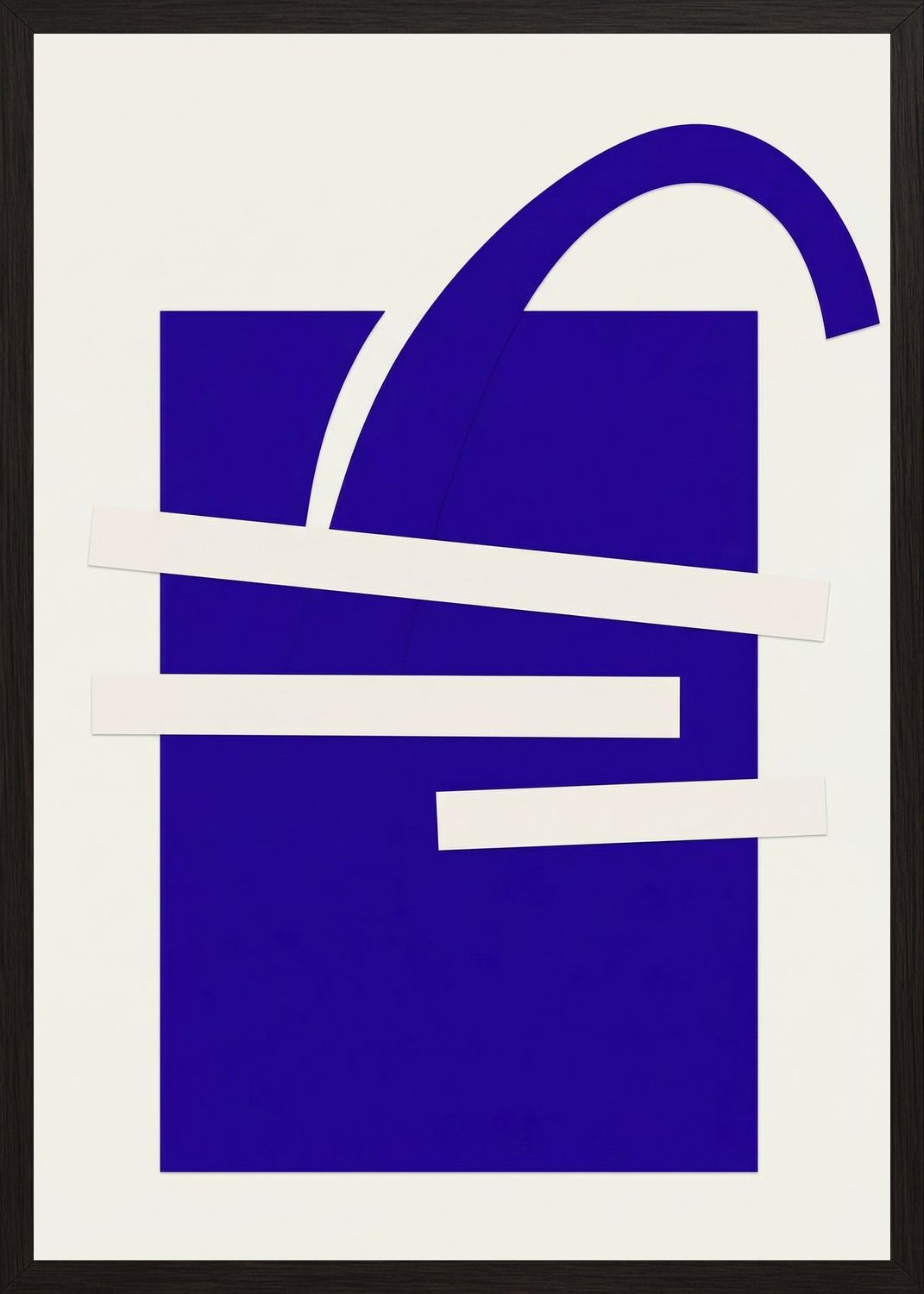 Poster in black frame