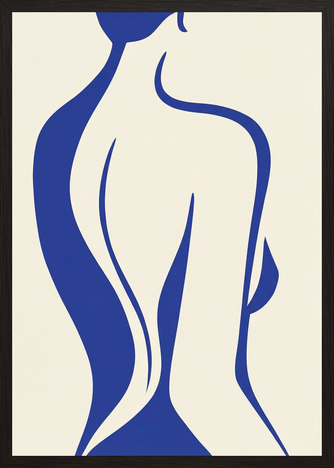 Poster in black frame