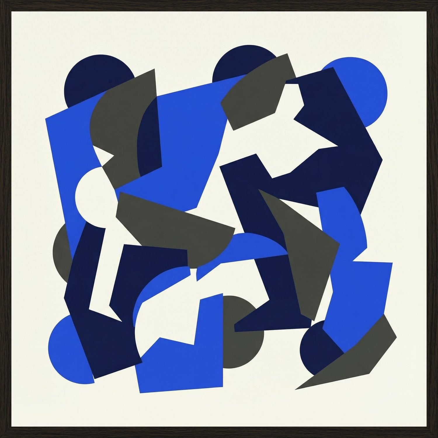 Poster in black frame