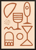 Poster in black frame