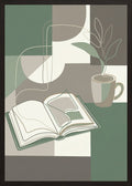 Poster in oak frame