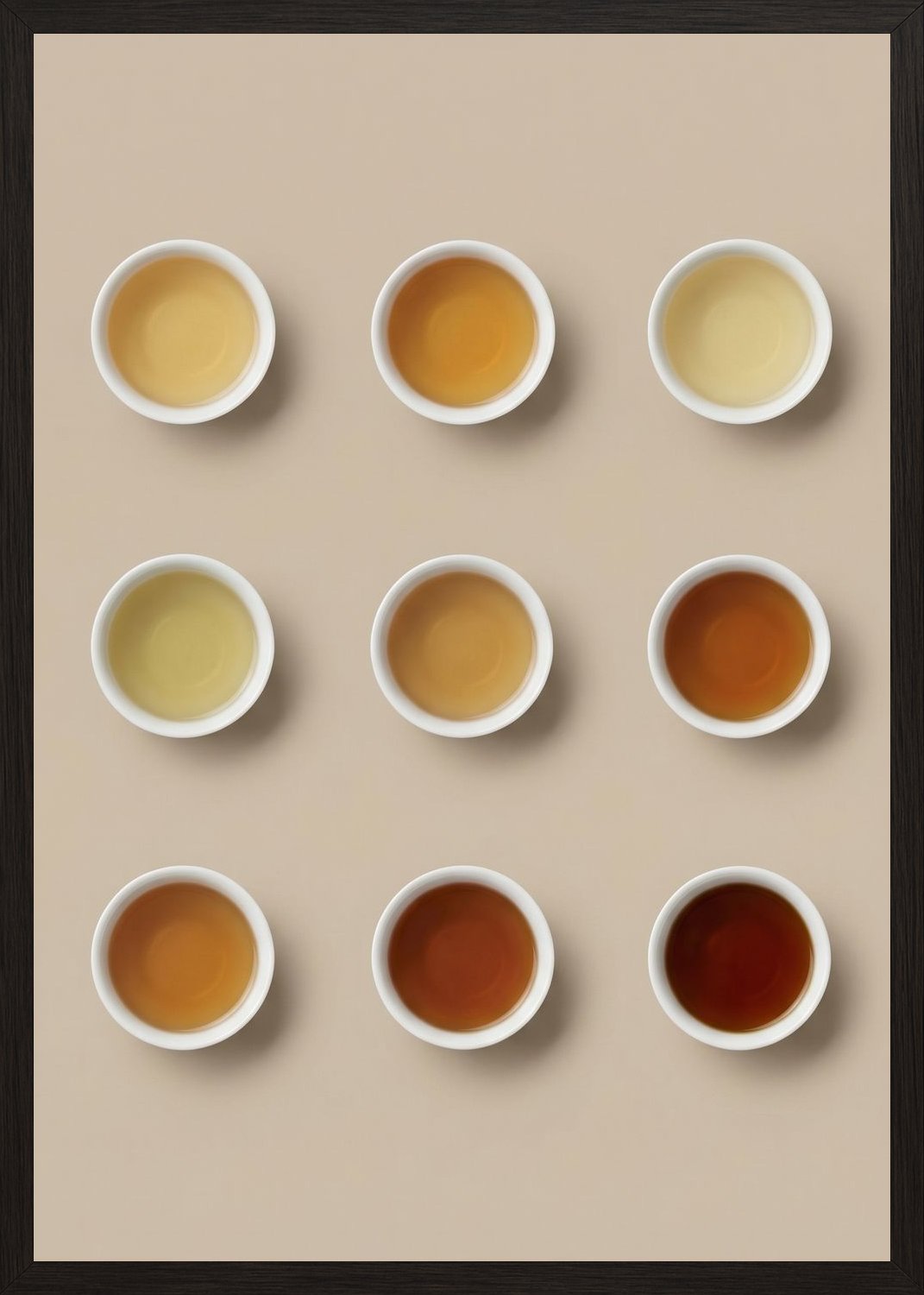 Poster in black frame
