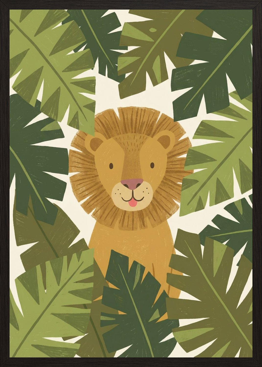 Poster in black frame