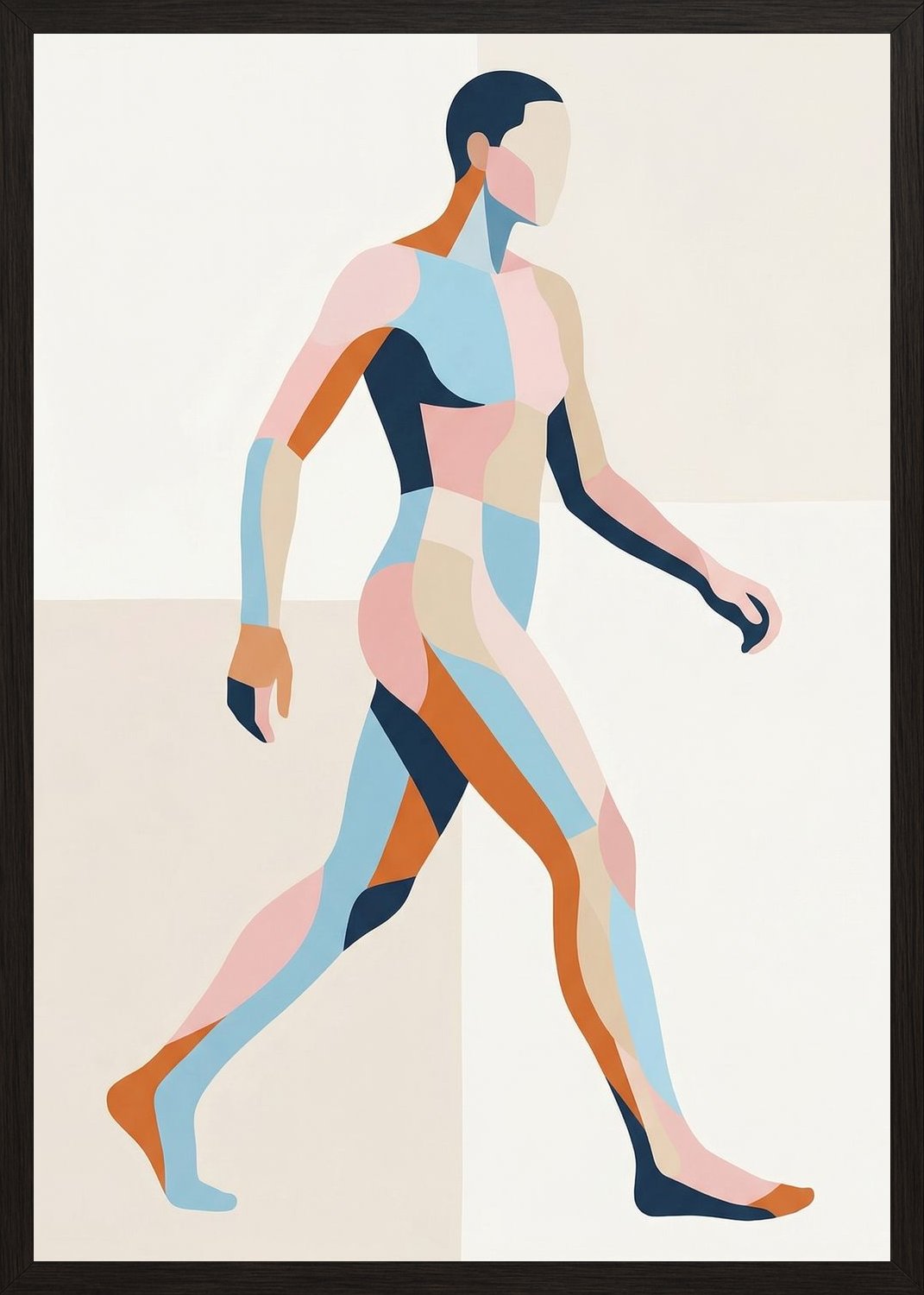 Poster in black frame