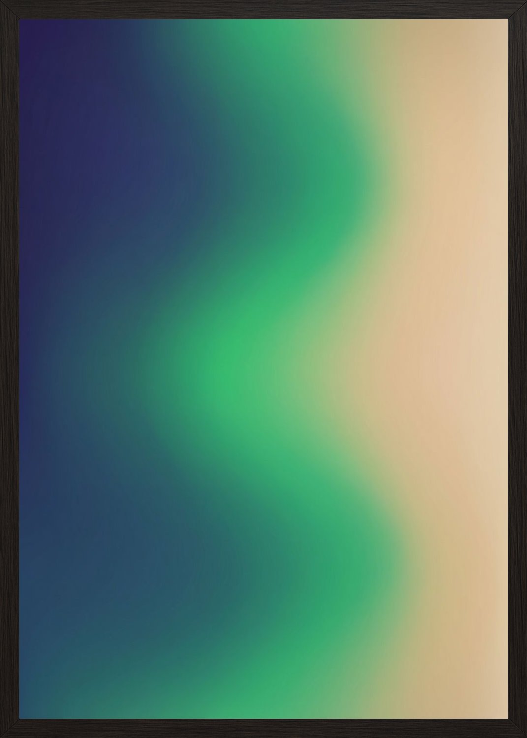 Poster in black frame