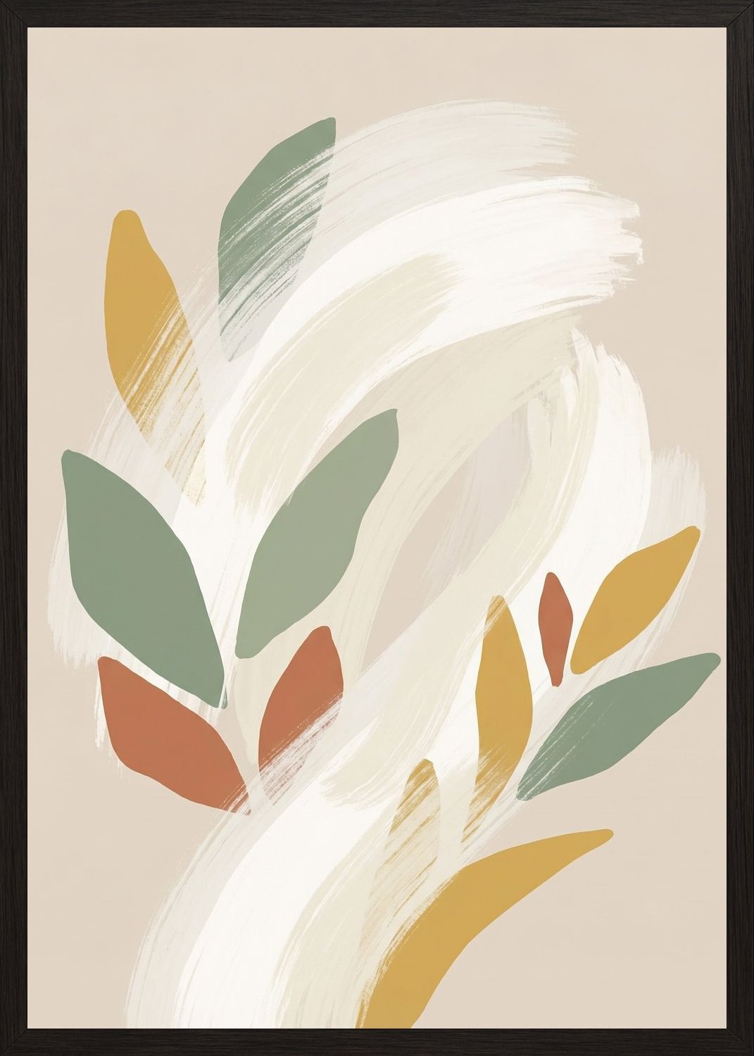 Poster in black frame