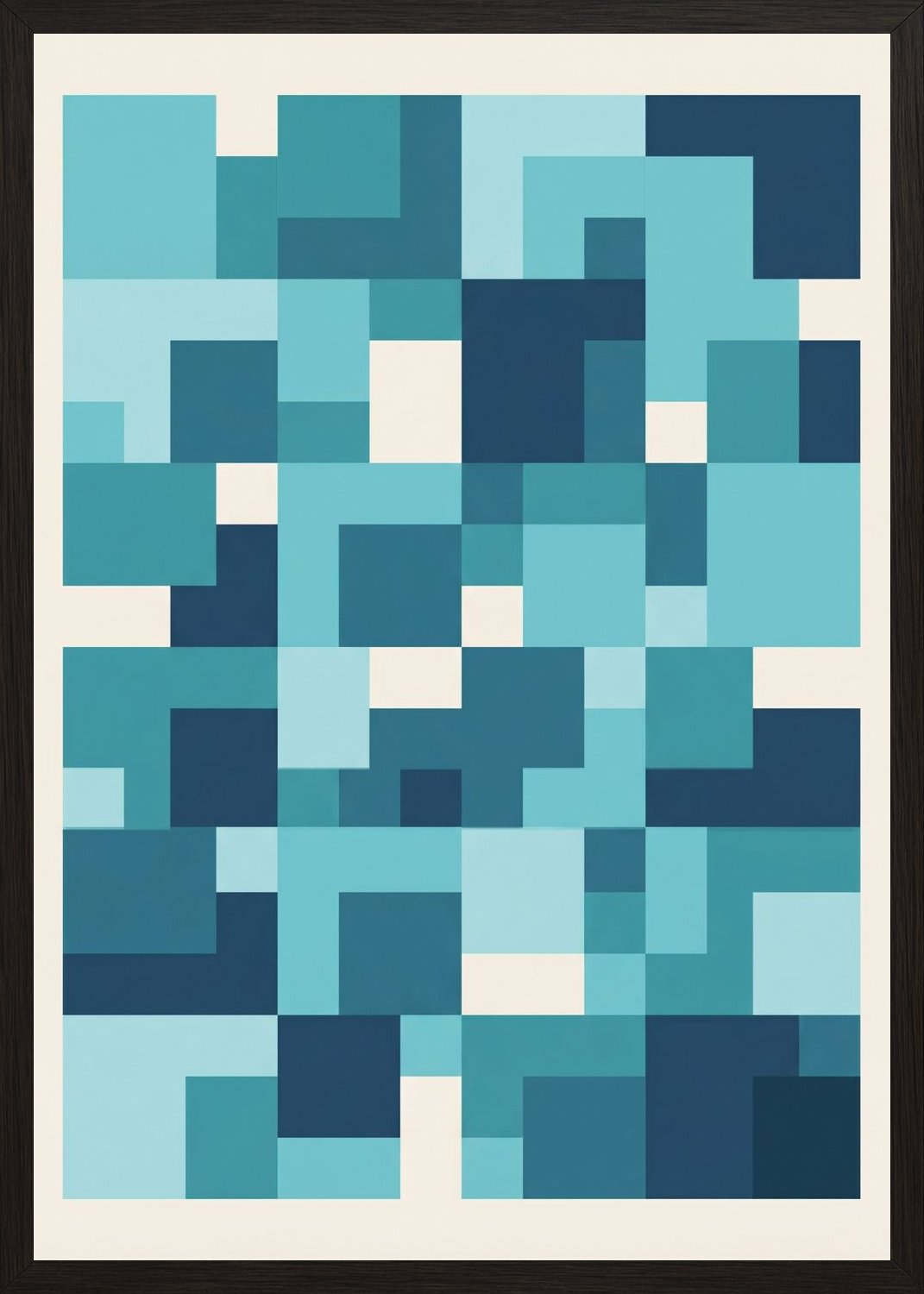 Poster in oak frame
