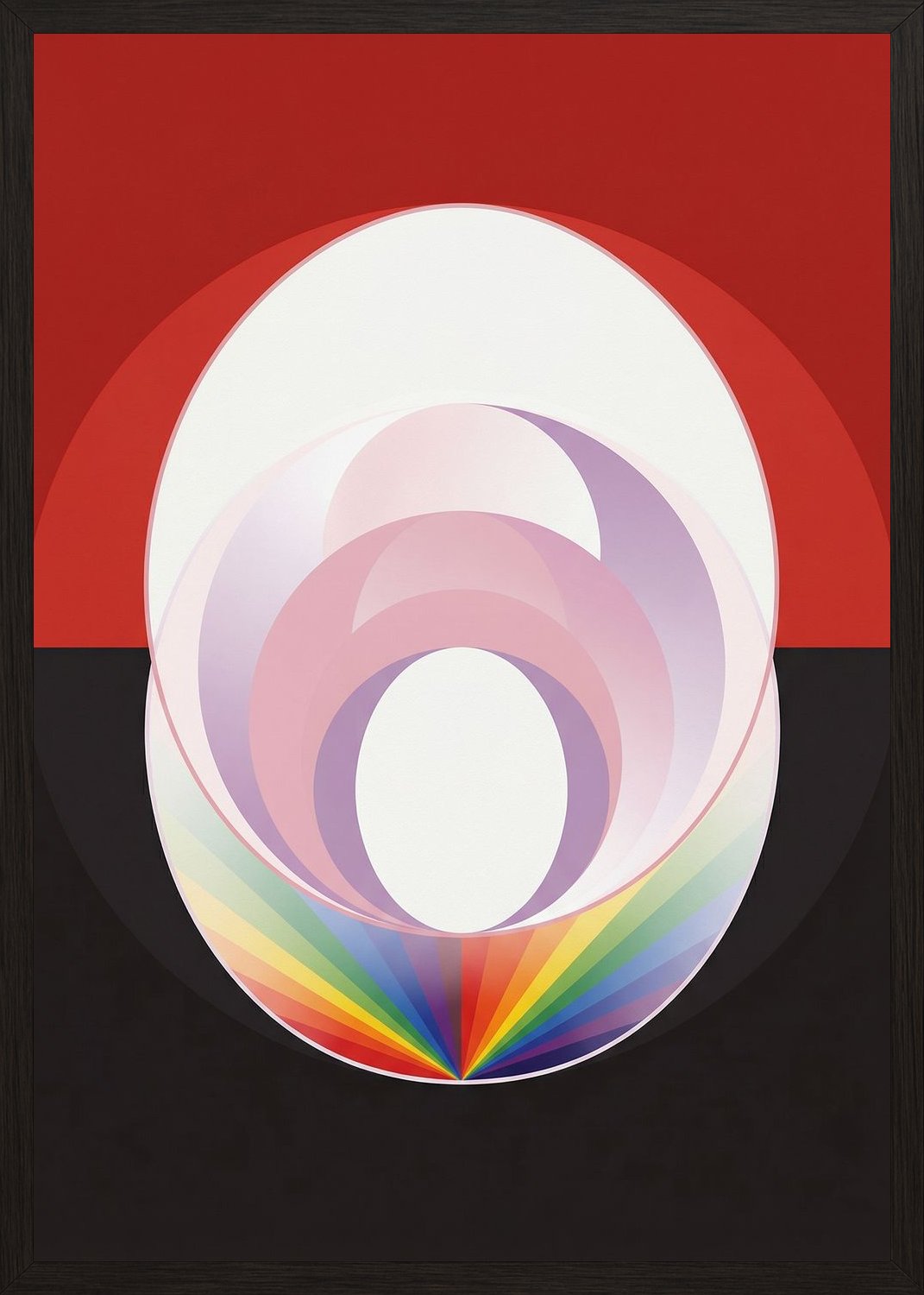 Poster in black frame