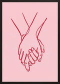 Poster in black frame