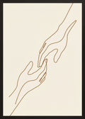 Poster in black frame