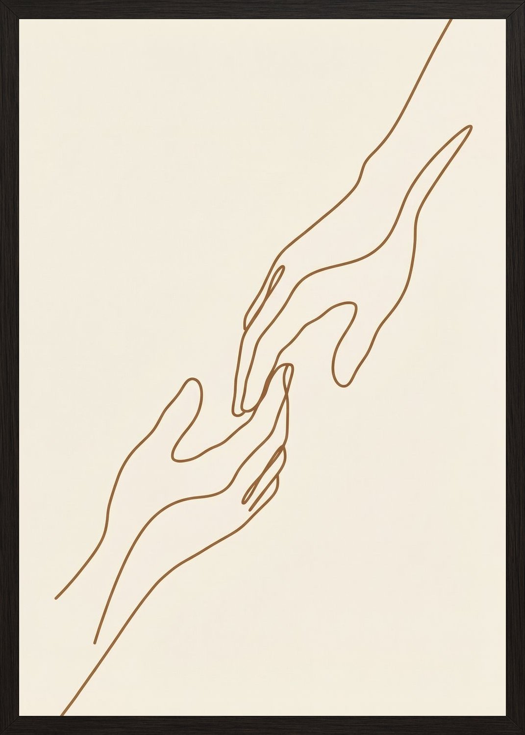 Poster in black frame