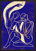 Poster in black frame