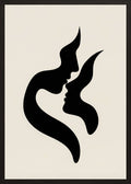 Poster in black frame