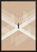 Poster in black frame