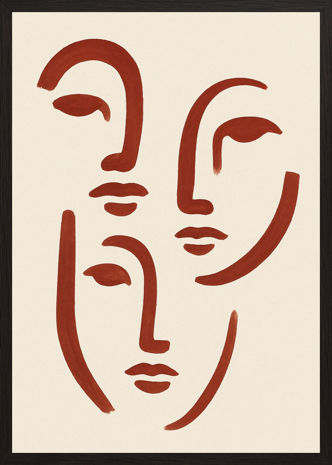 Poster in black frame