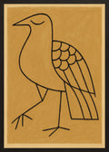 Poster in black frame