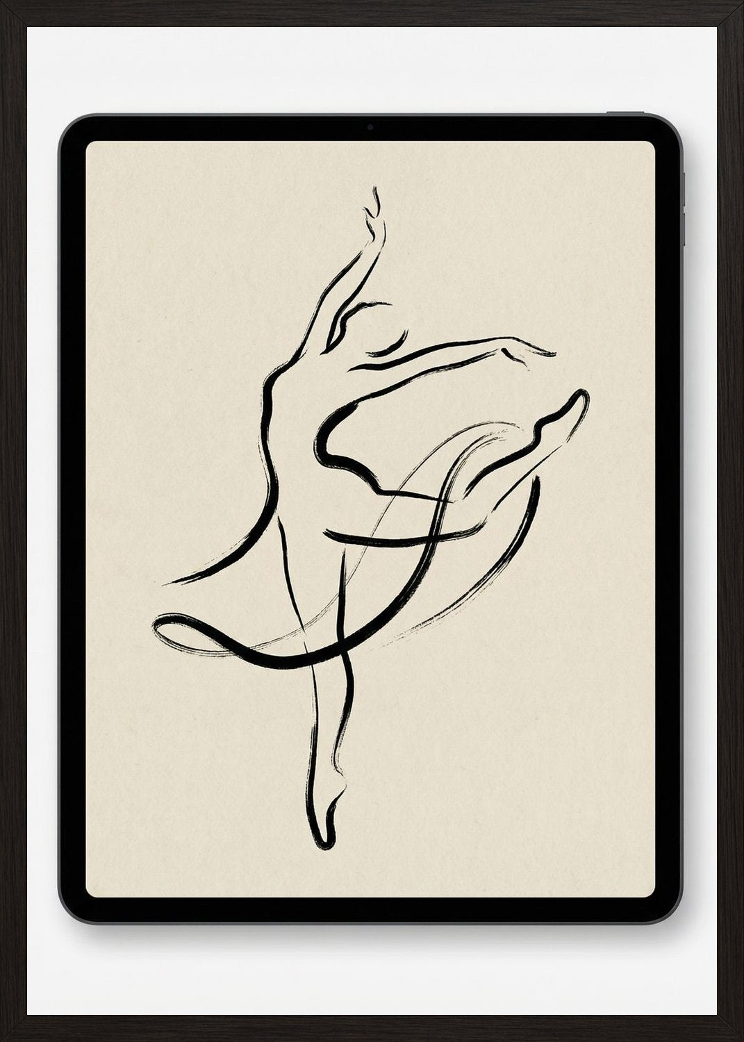 Poster in oak frame