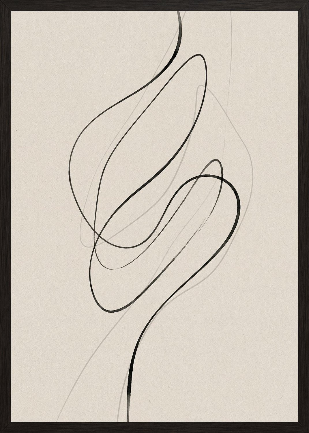 Poster in black frame