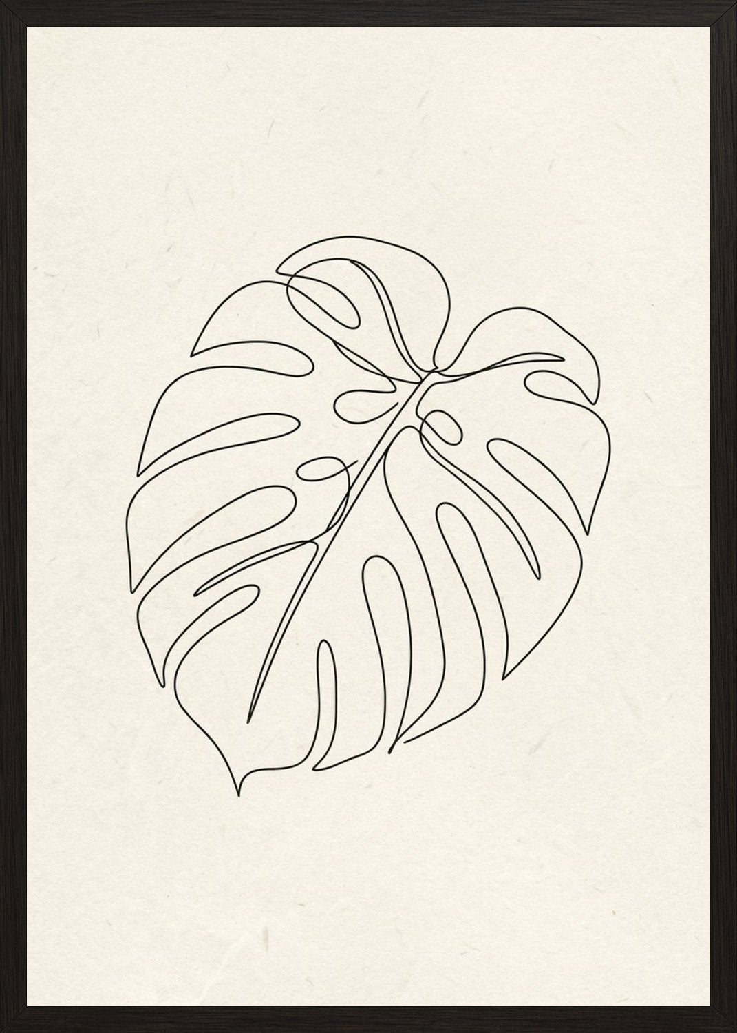 Poster in black frame