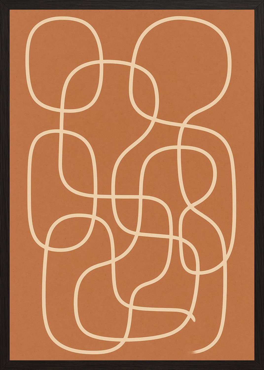 Poster in black frame