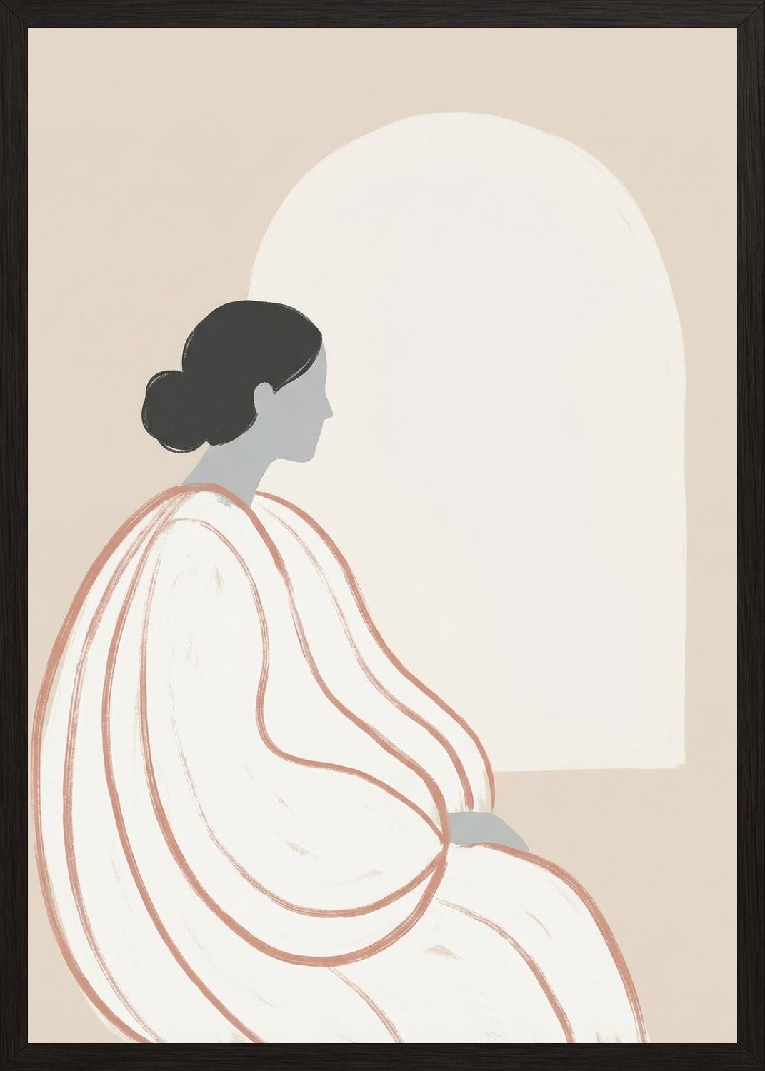 Poster in oak frame