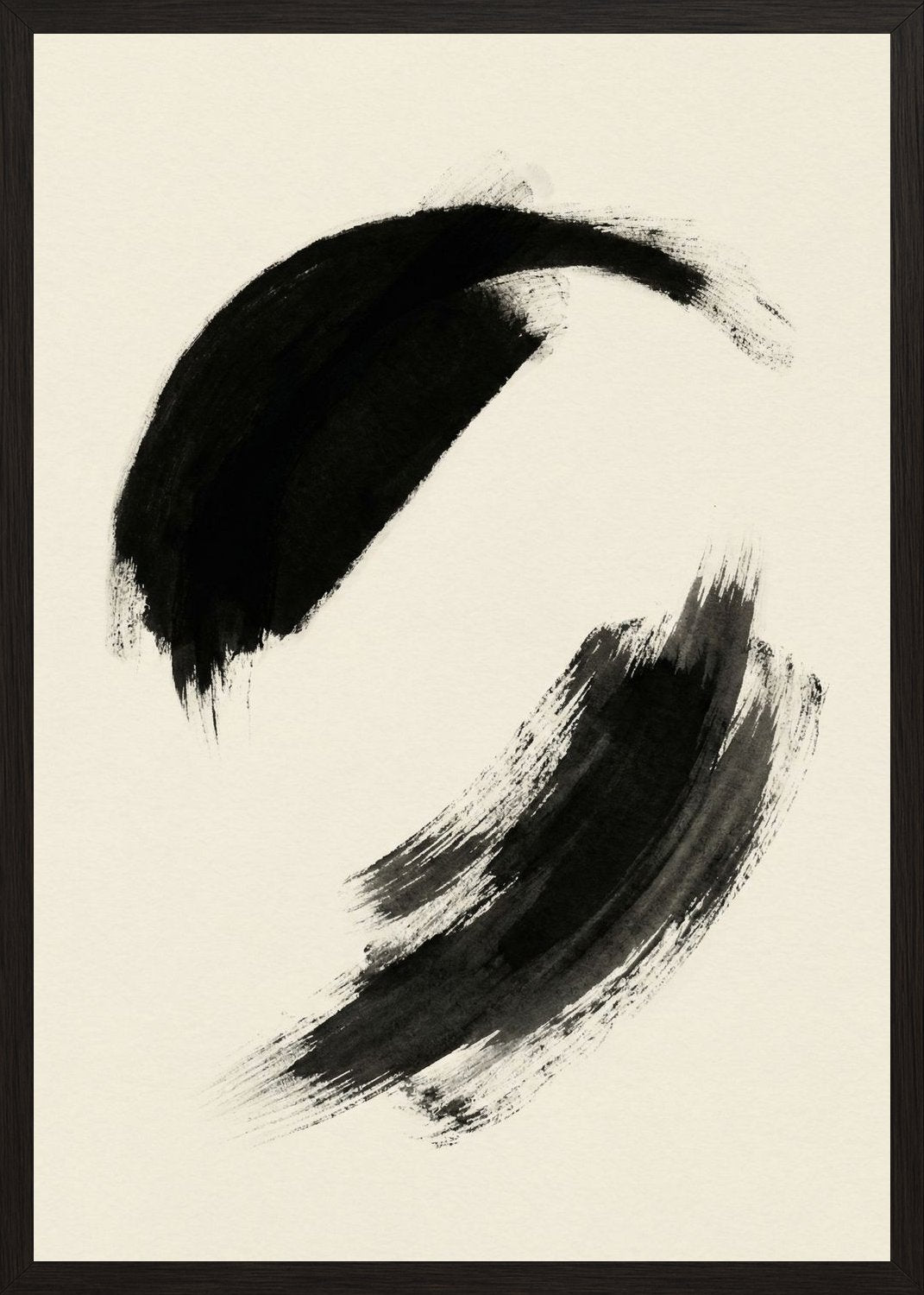 Poster in black frame