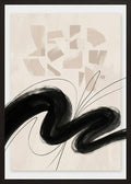 Poster in black frame