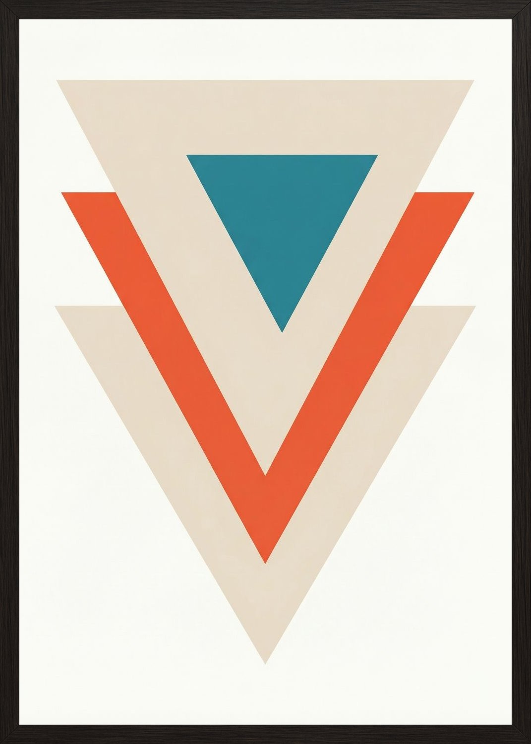 Poster in black frame