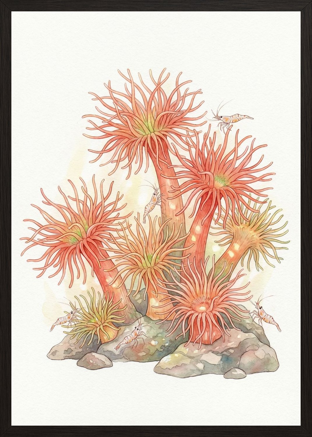 Poster in black frame