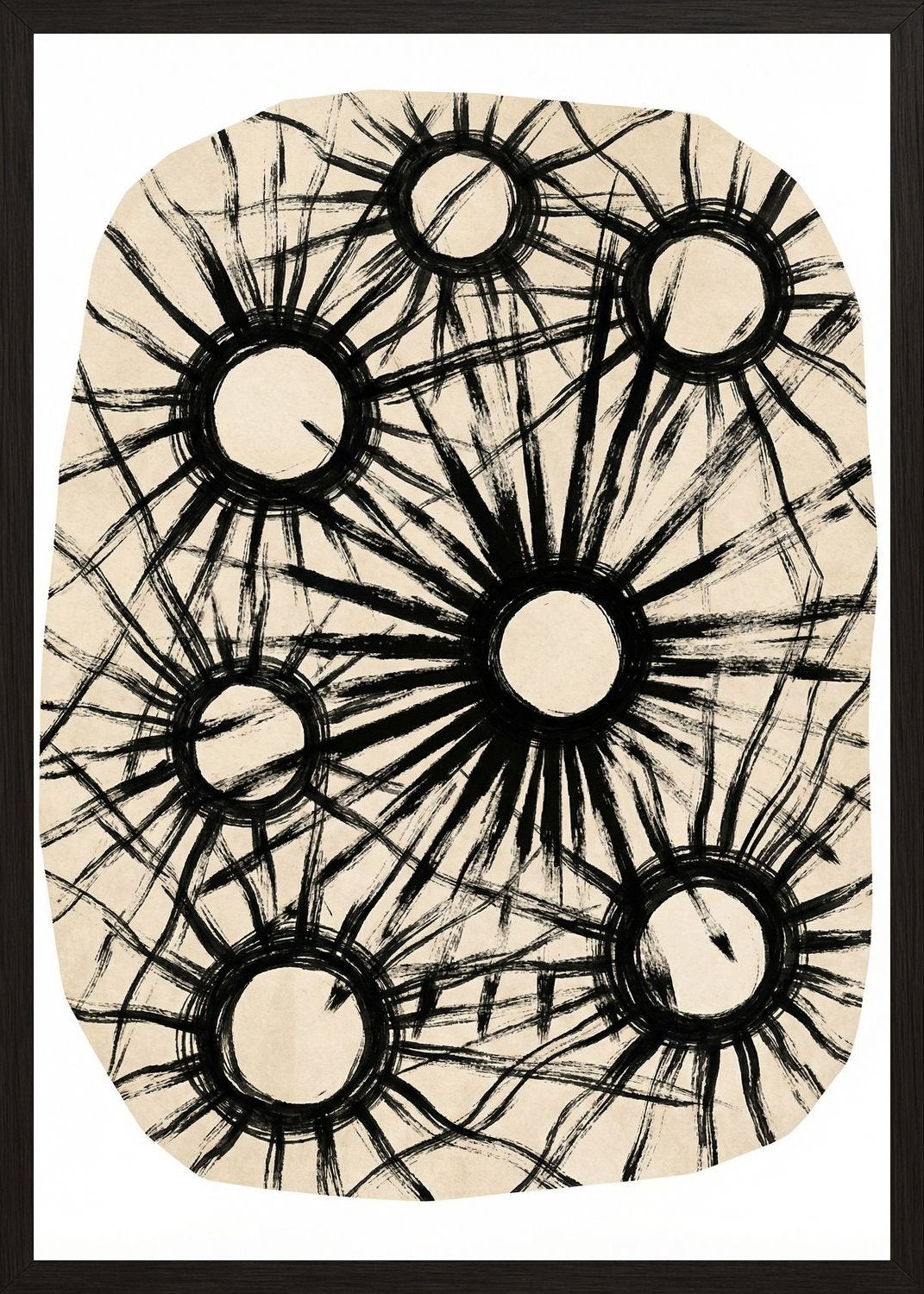 Poster in black frame