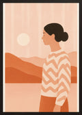 Poster in black frame