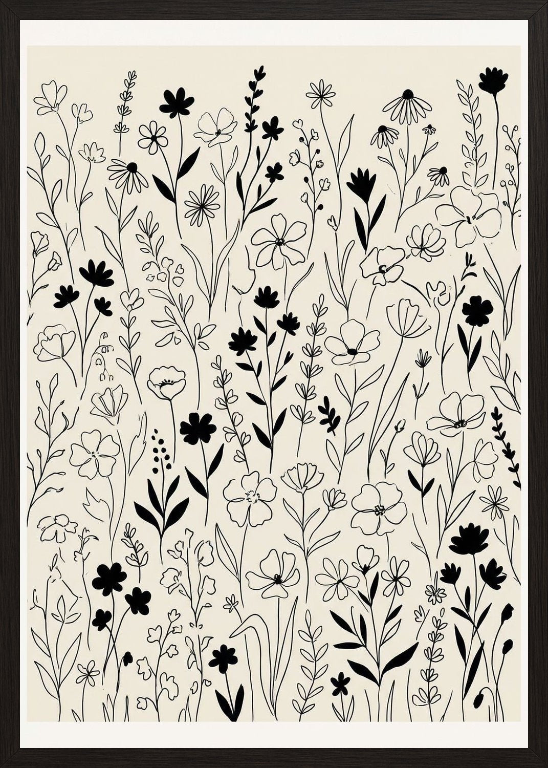 Poster in oak frame