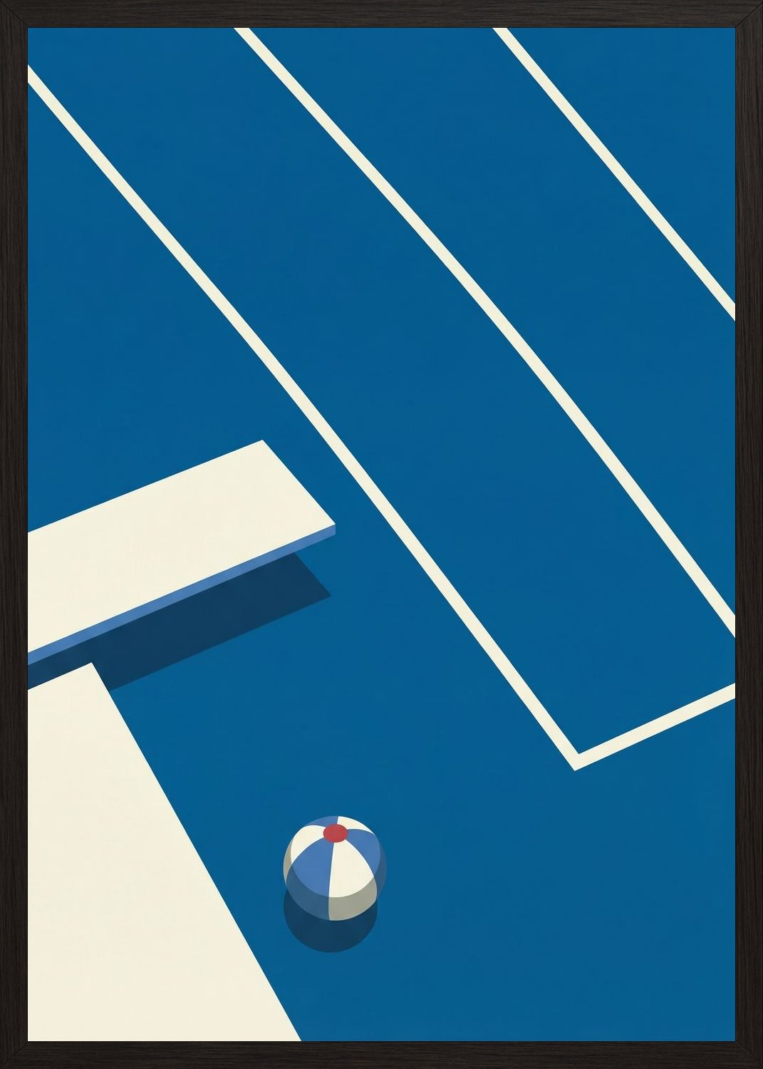 Poster in black frame