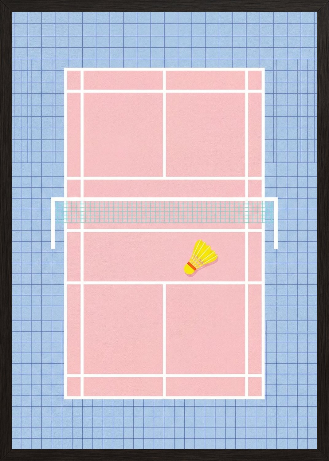 Poster in oak frame